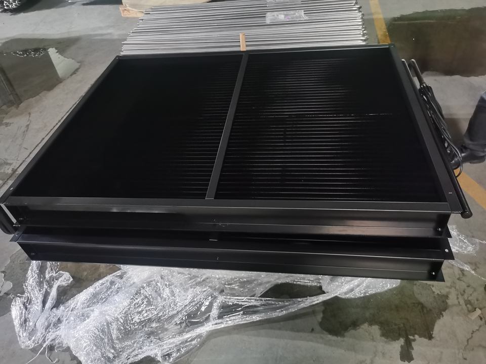 Corrosion Resistant Copper Tube Finned Heat Exchanger Evaporator Advanced Nanocoating For Biotech Machinery High Energy suppliers