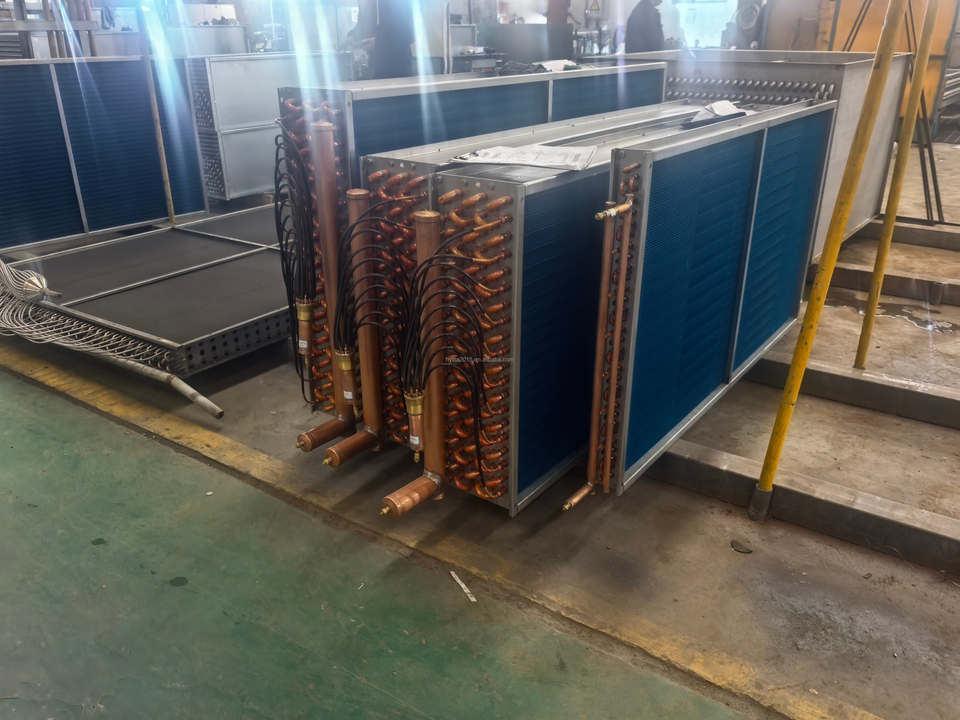 Industrial Copper Tube Aluminum Fin Evaporator Coil R134A Refrigeration Heat Exchanger For Commercial Dehumidifier Freezer factory