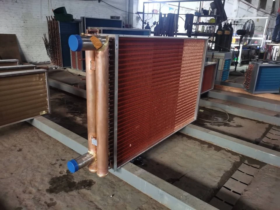 Efficient Corrosion Resistant Tubes And Fins Heat Exchanger For Industrial Marine Cooling Systems And Use best