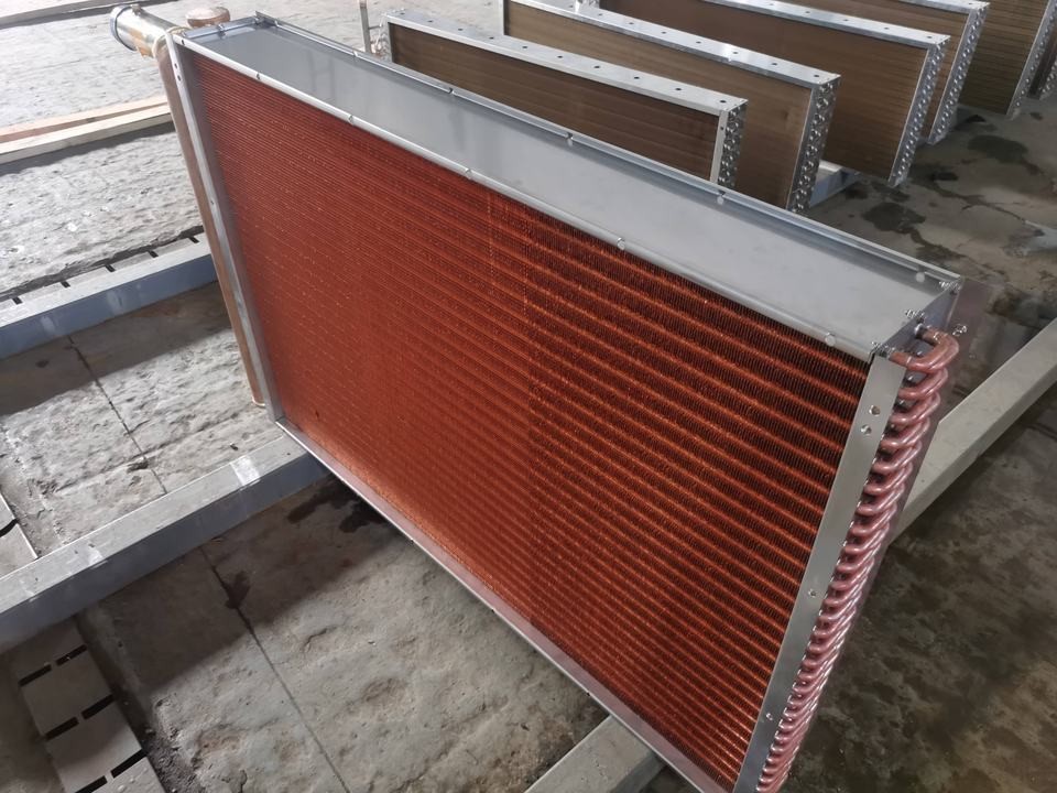 High Efficiency High Corrosion Resistant Copper Fin Heat Exchanger For Petroleum Power Industry Factory Supplied high quality