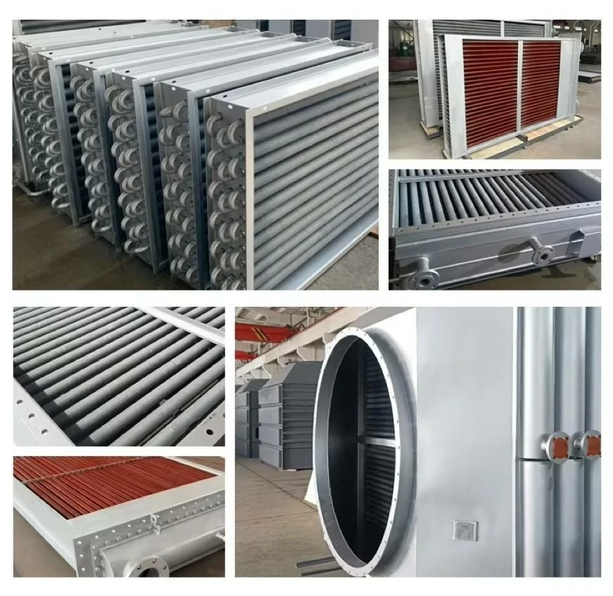 Industrial Exhaust Gas To Air Preheater Waste Heat Recovery Unit Carbon Steel Aluminum Finned Tube Heat Exchanger For Boiler factory
