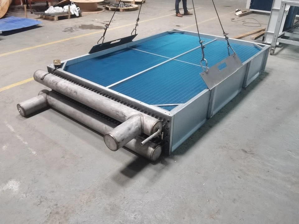 Large Air Coolers 304 316L Heat Exchanger For Food Processing Equipment Cooling in Refrigeration System & Cold Storage factory